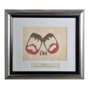 JOHN LENNON, STEPHEN VERONA. 'SHE SAID SO' / 'I FEEL FINE', CEL 66 ORIGINAL ARTWORK.