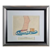 JOHN LENNON, STEPHEN VERONA. 'SHE SAID SO' / 'I FEEL FINE', CEL 67 ORIGINAL ARTWORK.