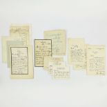 AUTOGRAPH & LETTERS COLLECTION, LITERATURE & ARTS, INCLUDES JM BARRIE.