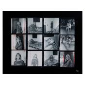 MARIANNE FAITHFULL CONTACT SHEET.