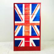 UNION JACK CHEST OF DRAWERS.