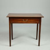GEORGE III MAHOGANY WRITING TABLE.