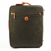 A BRICS LEATHER SUITCASE.