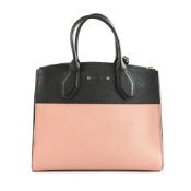 LOUIS VUITTON CITY STEAMER LEATHER HANDBAG.