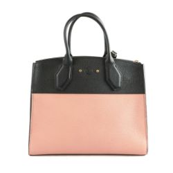 LOUIS VUITTON CITY STEAMER LEATHER HANDBAG.