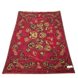 GUCCI. JACQUARD WOOL THROW BLANKET.