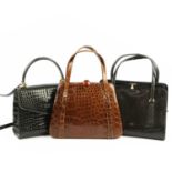 THREE VARIOUS HANDBAGS