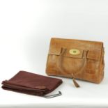 A MULBERRY BAYSWATER SHOULDER BAG.