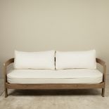 NTH DEGREE N3 OAK THREE SEATER SOFA