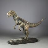 CAST BRONZE VELOCIRAPTOR