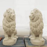 SCULPTURAL LIONS (2)