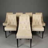 FENDI CASA DINING CHAIRS, A SET OF 8