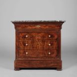 LOUIS PHILIPPE MAHOGANY HALL COMMODE
