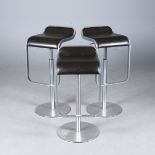 LAPALMA LEM BAR STOOLS, A SET OF 3