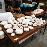 VILLEROY AND BOCH PETITE FLEUR DINNER SERVICE.