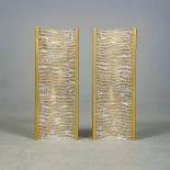 ATTRIBUTED TO PEILL PUTZLER WALL LIGHTS, A PAIR