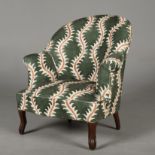 NAPOLEON III MAHOGANY BERGERE