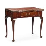 LATE GEORGE II MAHOGANY TEA TABLE