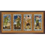 WILLIAM MORRIS (1834-1896), DANTE GABRIEL ROSSETTI (1828-1882) AND FORD MADOX BROWN (1821-1893)...