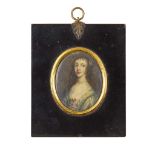 A PORTRAIT MINIATURE OF QUEEN MARIA HENRIETTA