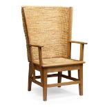 A SCOTTISH OAK ORKNEY CHAIR, REYNOLD EUNSON (1932–78)