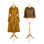 TWO SCOTTISH MOHAIR OUTERWEAR GARMENTS, BERNAT KLEIN (1922-2014)