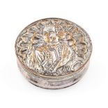 A SCARCE 18TH CENTURY SHEFFIELD PLATE JACOBITE SNUFF BOX