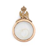 A CASED LOCK OF HAIR FROM NAPOLEON