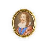 Y A PORTRAIT MINIATURE OF CHARLES I