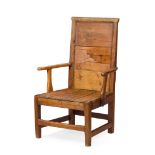A SCOTTISH NORTHERN ISLES VERNACULAR OAK AND PINE CHAIR