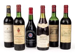 Wine: Chateau Talbot Saint-Julien, Grand Cru Classe 1983 x 1 plus Chateau La Commanderie, Pomerol