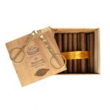 A part box of 33 Cuban Por Larranga Magnum cigars, and two Solingen cigar cutters Formerly the