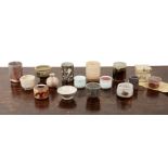 Collection of Japanese Studio Pottery Mid 20th Century and Later comprising a mixture of sake