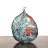 Peter Layton (b.1937) at London Glassblowing Bottle Vase studio glass, lava series unsigned 28cm
