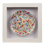 Damien Hirst (b.1965) The Currency, 2022 bone china plate, spin art design marked to the reverse/