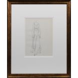 Cecil Beaton CBE (British, 1904-1980), Study of a lady in a dressPencil, 21.75cm x 16cmProvenance: