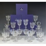 An extensive suite of Edinburgh Crystal Lochnagar pattern glassware (129 pieces), some boxed, for