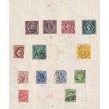 Used collection on pages, New South Wales, South Australia, better stamps noted