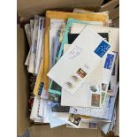 STAMPS AUSTRALIA mixed postal history, airmails and commercial mail (100's)