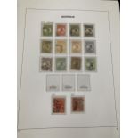 Mint and used collection in three Davo albums, good range of early material including Mint 5/- Roo