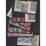 COLLECTABLE STAMPS British Commonwealth mainly early mint issues on cards including blocks etc