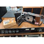 Polaroid Land Camera, model 95 and two similar items.