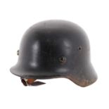 WWII GERMAN M-42 STEEL HELMET, MID 20TH CENTURY