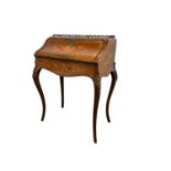 FRENCH KINGWOOD MARQUETRY BUREAU DE DAME, EARLY 20TH CENTURY