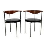 SET OF FOUR DANISH TEAK CHAIRS, CIRCA 1960s