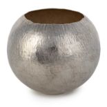 SNOWBALL IV, CONTEMPORARY BRITANNIA SILVER BOWL, MAKER/DESIGNER ADRIAN HOPE, EARLY 21ST CENTURY