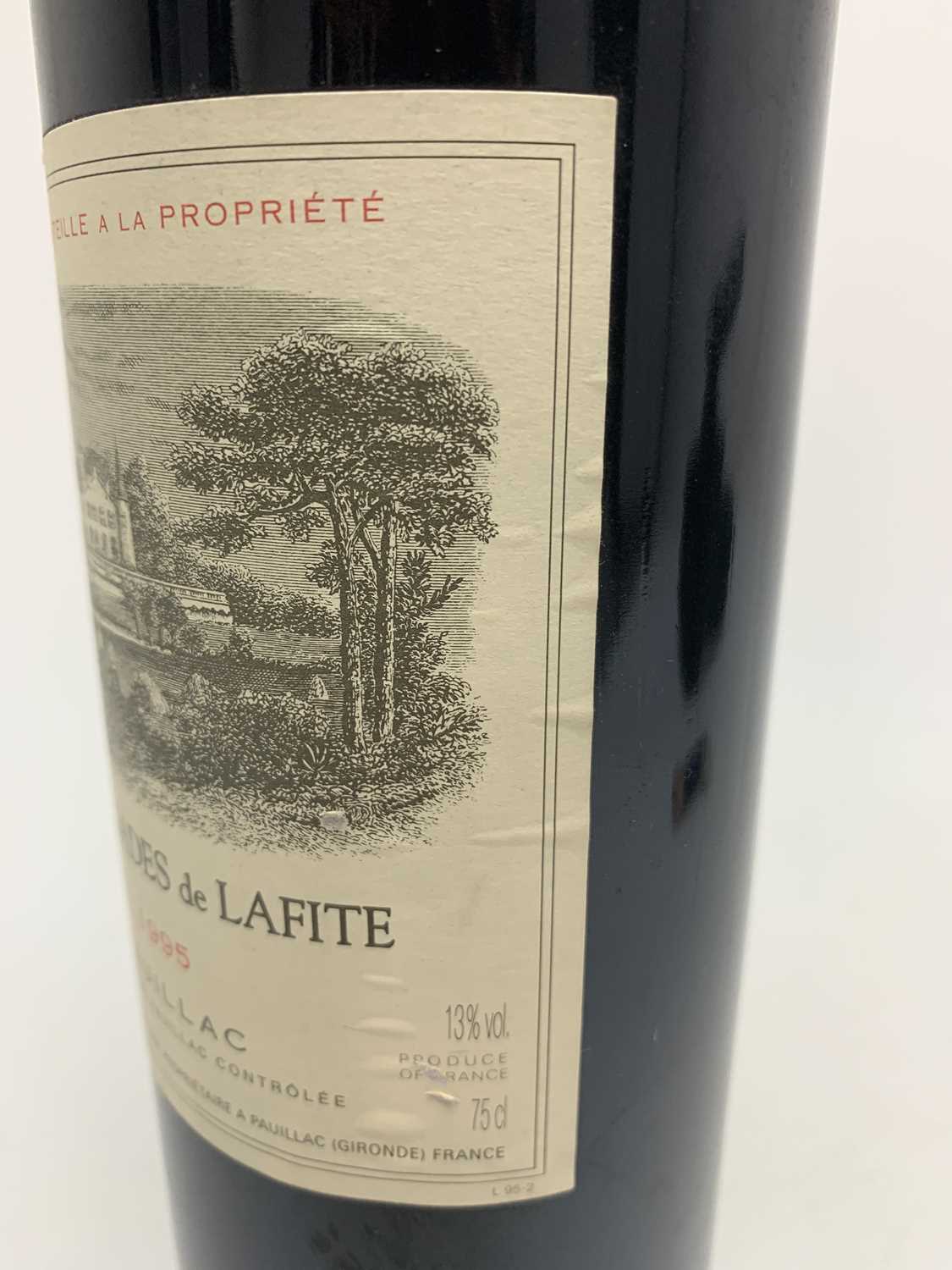 CHATEAU LAFITE ROTHSCHILD CARRUADES DE LAFITE 1995 PAUILLAC, BORDEAUX - Image 6 of 9