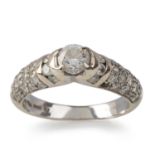 BULGARI - MILLENNIA COLLECTION GIA CERTIFICATED DIAMOND RING