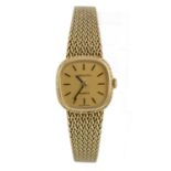 ZENITH, FOURTEEN CARAT GOLD QUARTZ WRIST WATCH