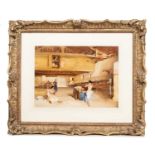 * SIR WILLIAM RUSSELL FLINT RA PRSW (SCOTTISH 1880 - 1969), FIELD WORKERS QUARTERS, DORDOGNE